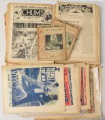 WAR TIMES BRITISH CHILDREN’S COMICS FROM THE BOER WAR, WORLD WAR I and II. 1901-44. A large