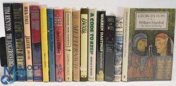 15X HARDBACK BOOKS to include Georges Duby 1986 William Marshal, Standby To Beach! 1944 Gordon