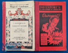 DAVENPORT'S MAGICAL MAGIC TRADE CATALOGUES, c1950 illustrated throughout (2)