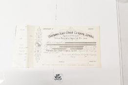 HORSE RACING: Whitehaven Race Stand Company Limited 188- Certificate for £25 shares, unissued with