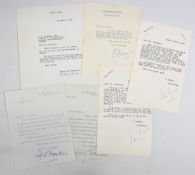 MARILYN MONROE – CORRESPONDENCE / LETTERS (6) – contains of six typed letters signed, addressed to C