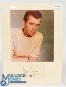 AUTOGRAPHS CLASSIC FILM / COMEDY - Dirk Bogarde signed on paper mounted with colour photograph