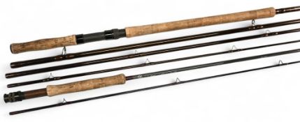 Shakespeare Oracle IV salmon carbon fly rod No 1732-450, 4.5m 4pc line 10/11#, 27