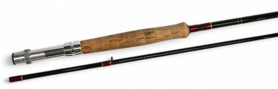 Shakespeare Worcestershire Boron trout fly rod 1726/330, 11ft 2pc line 6/8#, alloy uplocking reel