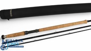 Daiwa Exceler EX 14010-3 carbon salmon fly rod, 18ft 3pc line 9/10#, 26