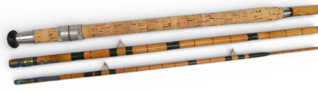 Ogden Smith, London the Chelt 12'6", 3 piece coarse fishing rod, Spanish reed butt, whole cane