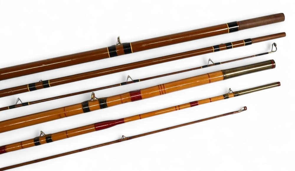 S Allcock & Son Redditch "The Lancer" whole cane match/float rod with spliced greenheart mid/tip - Image 2 of 3