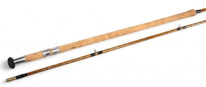 Paul Elliott Rods one-off experimental split cane carp rod 9ft 2