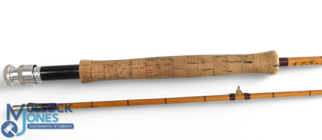 Hardy Alnwick "The Pope" Palakona split cane trout fly rod, 10ft 2pc line 7#, alloy uplocking reel