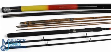 Mitsuroshi Tri Tip carbon rod, 12ft 2pc with 2 spare tips, 24