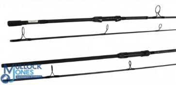 Black Widow EXT carbon extending rod, 9ft 2pc, uplocking reel seat, lined rings throughout, cloth
