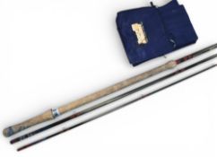 Bruce & Walker Expert carbon hand built in England salmon fly rod 15ft 3pc line 9/11# 24