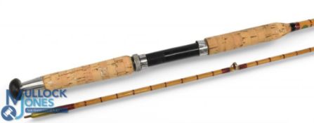 Allcocks Nimrod split cane medium spinning rod, 8ft 6