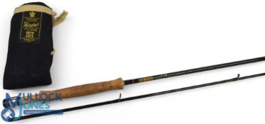 Hardy Alnwick Richard Walker EE19292 Farnborough carbon trout fly rod 9ft 2pc, line 7/8#, alloy