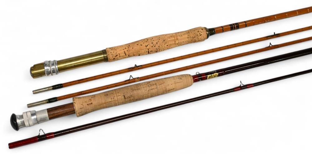 Kingsmill Delphi carbon sea trout fly rod, 10ft 6" 2pc line 6/7#, alloy uplocking reel seat with