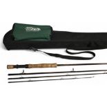 St Croix Imperial, 9' 4 piece graphite trout fly rod, line#6/7, tip section repaired, 7" short,
