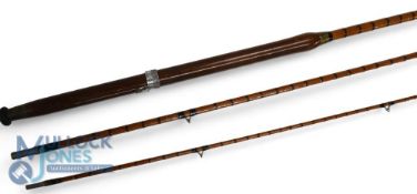 A scarce Hardy Alnwick Wallis Avon whole cane butt / split cane top 2 sections No G10586 - 11ft