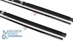 2x Masterline Debut carbon spinning rods DS 090 - 1x 9ft and 1x 10ft, both 2pc, light use with 24