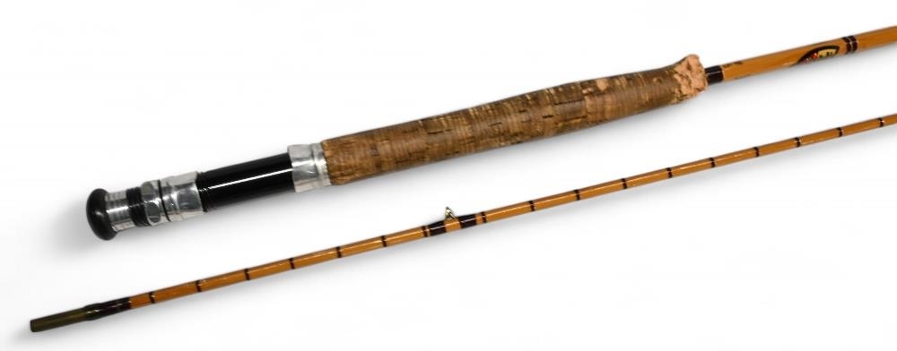 The Trossachs Rod Building Co, Callander "The Scot" split cane brook trout fly rod, 8ft 2pc line 5#,