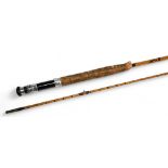 The Trossachs Rod Building Co, Callander "The Scot" split cane brook trout fly rod, 8ft 2pc line 5#,