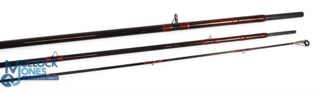 Hardy Alnwick Graphite Deluxe Spey carbon salmon fly rod 15ft 3pc line 10#, 24" handle, alloy down - Image 3 of 3