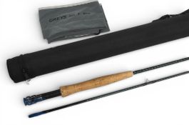 Greys Alnwick GRX carbon trout fly rod, 9 ft 2pc line 5/6#, alloy uplocking reel seat with carbon