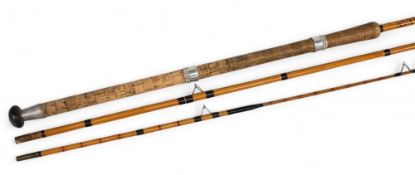 Martin James whole cane butt float coarse rod, cane butt/mid sections tip cane spliced to split