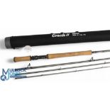 Shakespeare Oracle II Switch carbon fly rod OID 24 BK, 11ft 4pc line 8/9#, alloy double uplocking