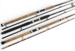 Abu Atlantic 483 Zoom spinning rod, 8ft 2pc CW 30-60g, 27” handle, alloy sliding reel fitting,