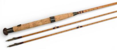 Westley Richards Birmingham 1920 restored split cane fly rod 10ft/9ft 6” 2pc with spare tip (6”
