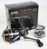 Mitchell Advanced Mag-Pro Lite 2000 spinning reel, 10 bearing, 6.2:1 ratio, ambidextrous, little