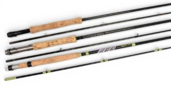 Fine Aiken Superflex 10’ 2 piece, carbon trout fly rod, Refurbished by Foxtons, #7/8/9, lacking butt