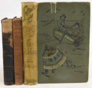 3x antique fishing books to include The Angler’s Guide, being a plain and complete practical