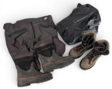 Scierra S 1600 Waterproof Fly-Fishing Booted Waders, with boots size 40/41, plus a pair of Snowbee