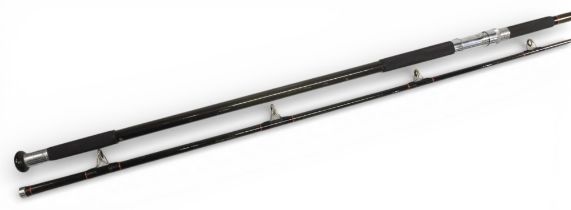 Hardy Alnwick Graphite Surfcaster rod, 12ft 2pc, CW 3/5oz, triple rubber grips, alloy down locking