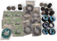 Fly Fishing Unused Line, DT-8-S, DT-5-I x 6 packets, DY-10-FS x7 packets, SF line nylon reels
