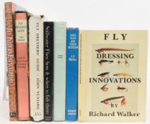 Fishing Fly/Flies Books to include Fly Dressing Innovations 1974 Richard Walker, Lake Flies and