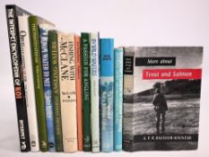 12x Fishing Books to include More about Trout and Salmon 1963 G P R Balfour-Kinnear, Beginner's