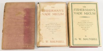 3x vintage Fishing Books to include Red Palmer: A Practical Treatise on Fly-Fishing 1893 James