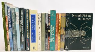 Fishing Books to include Nymph Fishing in Practice 1977 Oliver Kite, An Angler’s Entomology 1956 J R