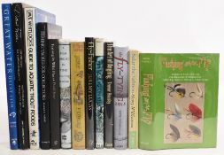 Fishing Books to include Fishing with a Fly 1968, The Fly-Tying Bible 2009 Peter Gathercole, Fly