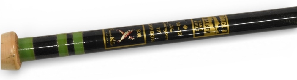 Bruce & Walker “The Cairngorm” carbon salmon fly rod, 17ft 3pc line 10/12#, 29” handle, alloy - Image 3 of 3