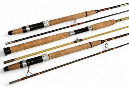 E R Craddock & Co Ltd, Redditch, solid glass spinning rod, 8ft 2pc 19