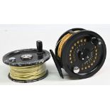 Scientific Anglers System 2 alloy salmon fly reel 1213 with spare spool, 4” wide ventilated spool, 2
