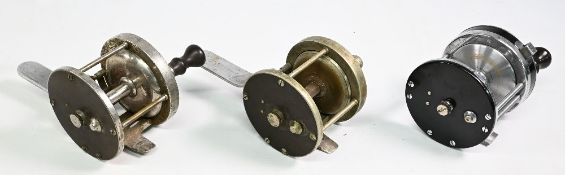 Pflueger Capitol sea casting reel No 1988, counter balanced handle, star drag, good free spool, on/