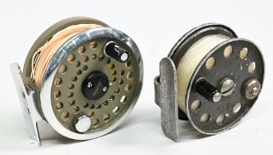 Grice & Young Ltd Christchurch scarce child’s alloy centre pin reel, 2 5/8” ventilated spool,