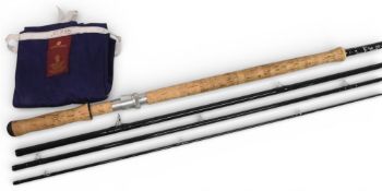 Hardy Alnwick “The Hardy Gem Salmon Fly” carbon salmon fly rod, 15ft 4pc line 10, 26” handle,