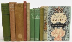 Period Fishing Books to include The Art of Angling 1955 Bernard Venables, Trout Fishing in Brooks