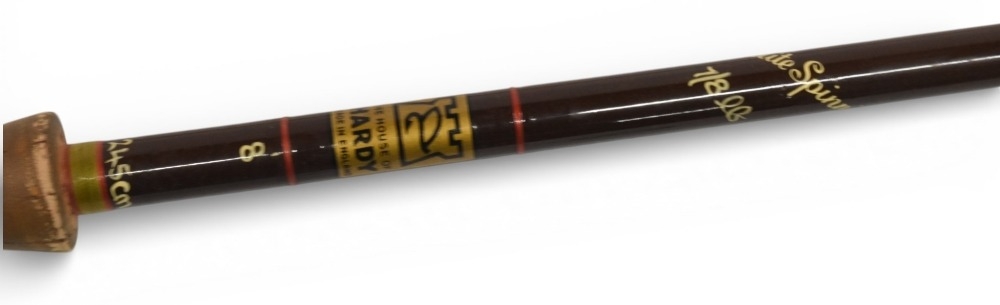 Hardy Alnwick “The Fibalite Spinning” hollow glass spinning rod, 8ft 2pc 7/8 lb, alloy uplocking - Image 3 of 3
