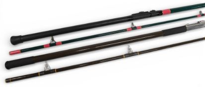 Sundridge UK “Springtide” glass beach casting rod 12ft 2pc, CW 4-9oz, rubber grips, Fuji ratchet
